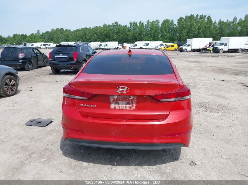 2017 Hyundai Elantra Se/Value/Limited VIN: KMHD84LF6HU389891 Lot: 12020196