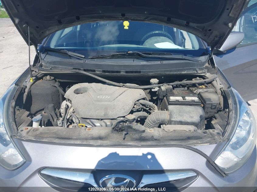 2013 Hyundai Accent Gls/Gs VIN: KMHCT5AE1DU124977 Lot: 12020205