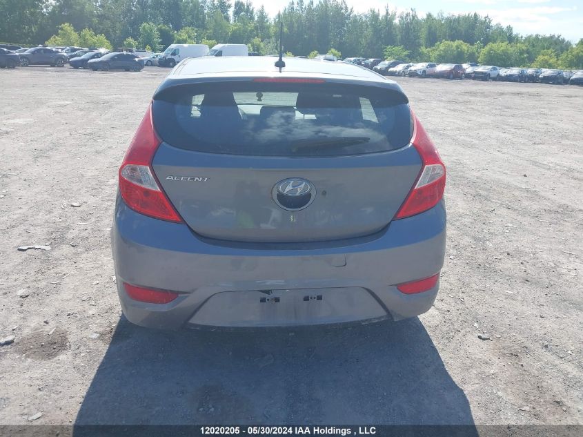 2013 Hyundai Accent Gls/Gs VIN: KMHCT5AE1DU124977 Lot: 12020205