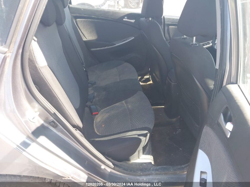 2013 Hyundai Accent Gls/Gs VIN: KMHCT5AE1DU124977 Lot: 12020205