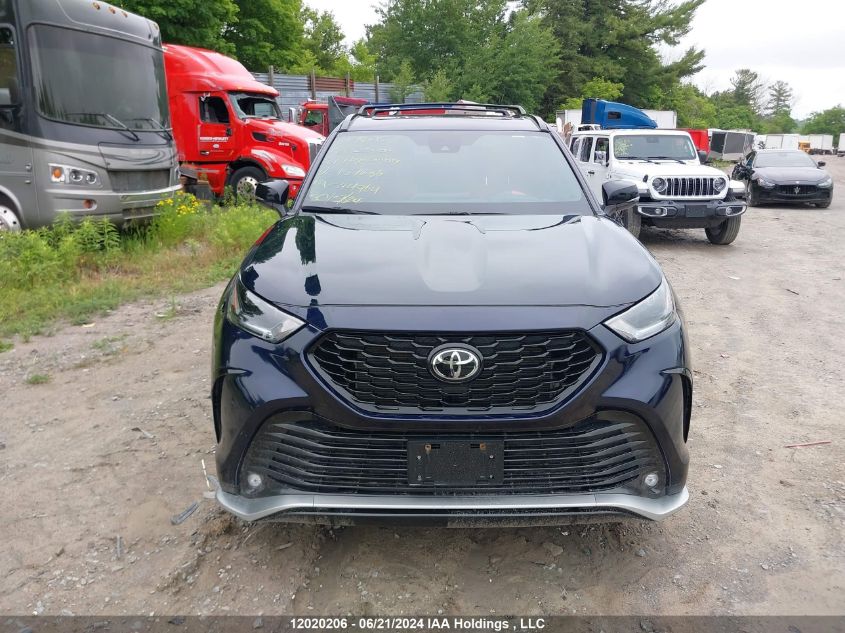 2021 Toyota Highlander Xse VIN: 5TDLZRBH9MS157636 Lot: 12020206