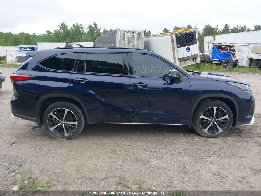 2021 Toyota Highlander Xse VIN: 5TDLZRBH9MS157636 Lot: 12020206