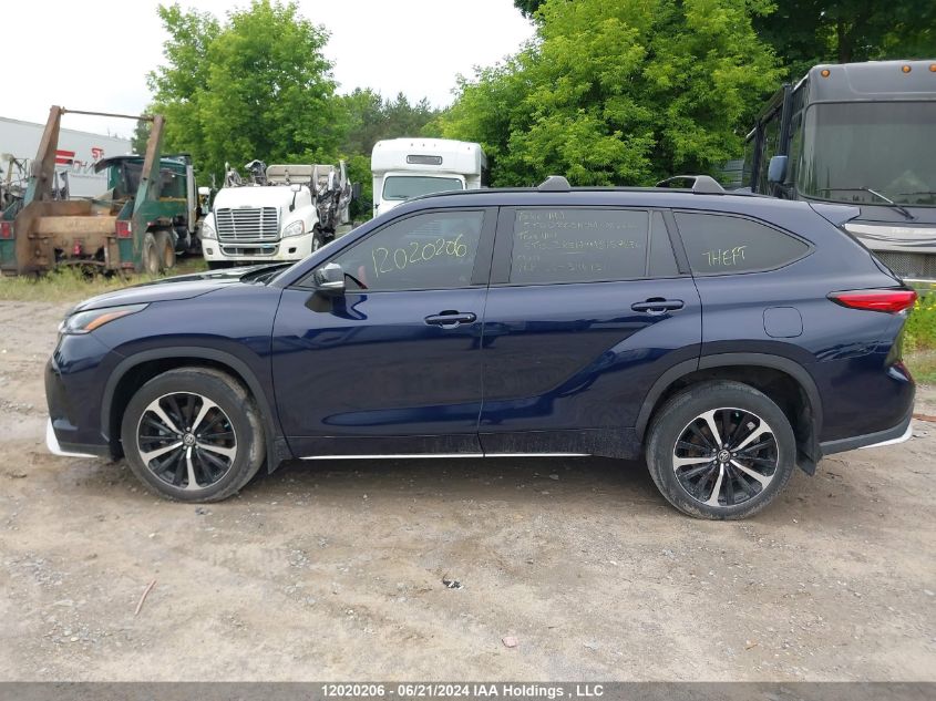 2021 Toyota Highlander Xse VIN: 5TDLZRBH9MS157636 Lot: 12020206