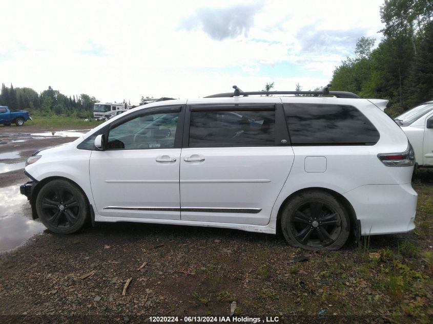 2016 Toyota Sienna Se VIN: 5TDXK3DC4GS733318 Lot: 12020224