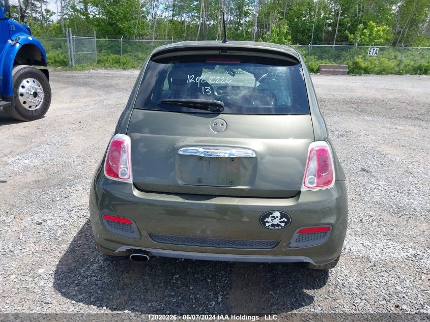 2013 Fiat 500 Sport VIN: 3C3CFFBR0DT554002 Lot: 12020226