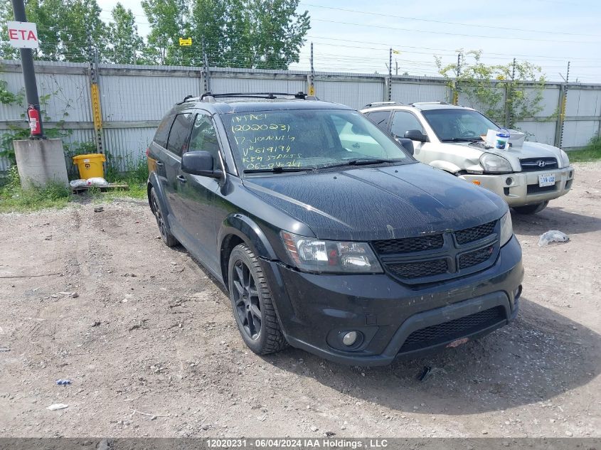 2017 Dodge Journey VIN: 3C4PDCCG4HT619194 Lot: 12020231