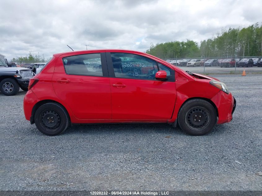 2015 Toyota Yaris VIN: VNKKTUD37FA021675 Lot: 12020232