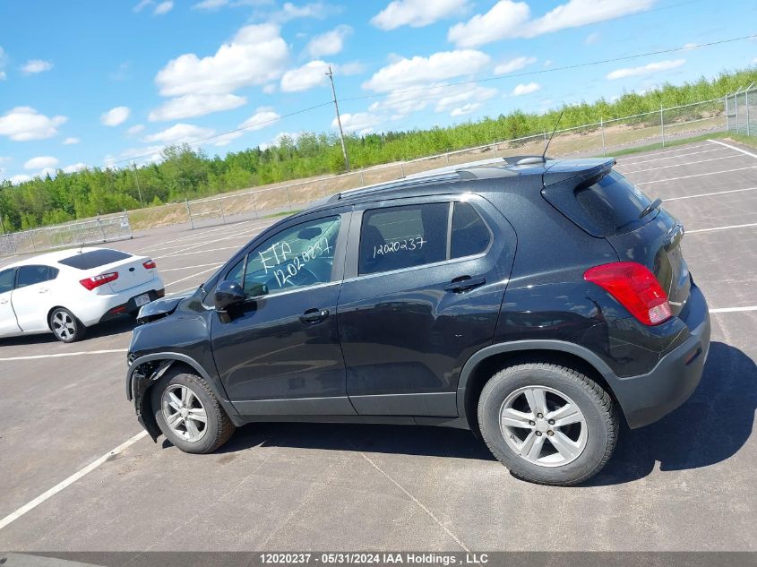 2015 Chevrolet Trax VIN: 3GNCJLSB0FL133368 Lot: 12020237