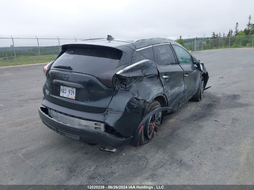 2017 Nissan Murano VIN: 5N1AZ2MH8HN110794 Lot: 12020239