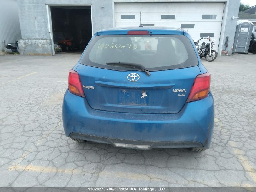 2015 Toyota Yaris VIN: VNKKTUD34FA050664 Lot: 12020273