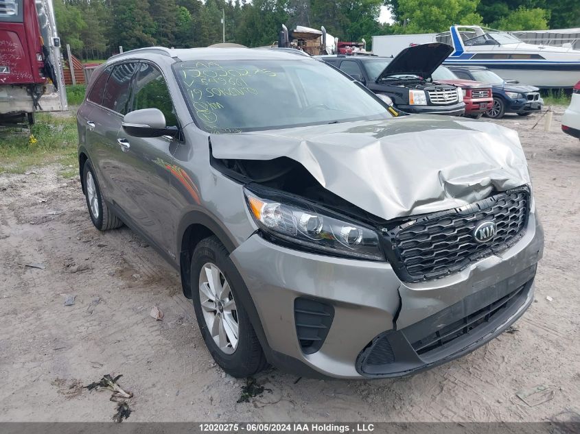 2019 Kia Sorento VIN: 5XYPGDA34KG549661 Lot: 12020275