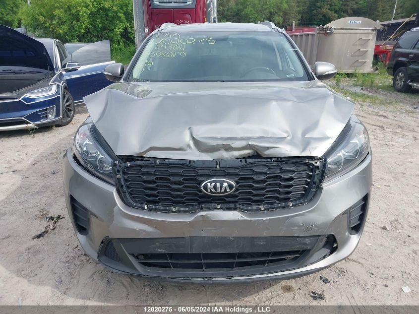 2019 Kia Sorento VIN: 5XYPGDA34KG549661 Lot: 12020275