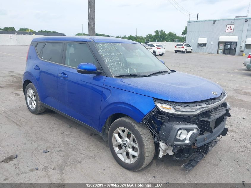 2021 Kia Soul Ex VIN: KNDJ33AU9M7781113 Lot: 12020281