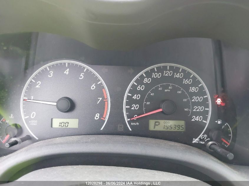 2009 Toyota Corolla Le VIN: 2T1BU40E69C045544 Lot: 12020298