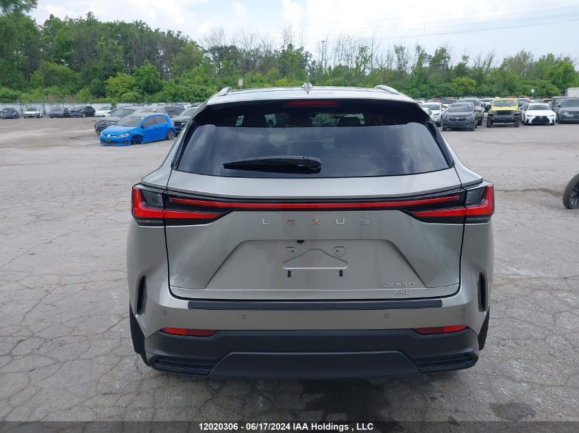 2022 Lexus Nx 350 VIN: 2T2GGCEZ0NC001757 Lot: 12020306