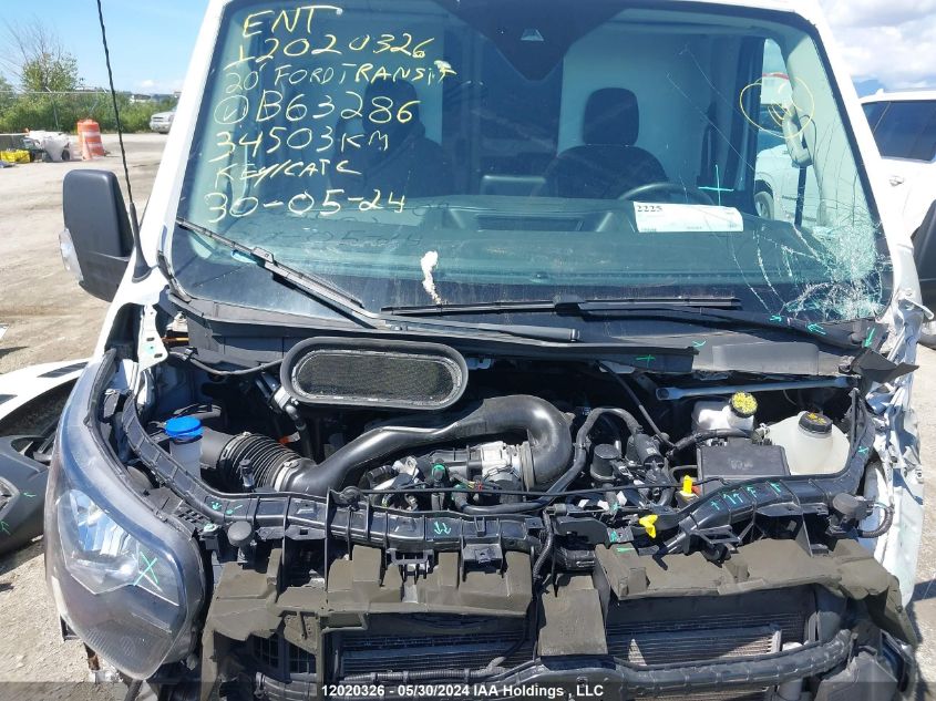 2020 Ford Transit T-250 VIN: 1FTBR1C83LKB63286 Lot: 12020326
