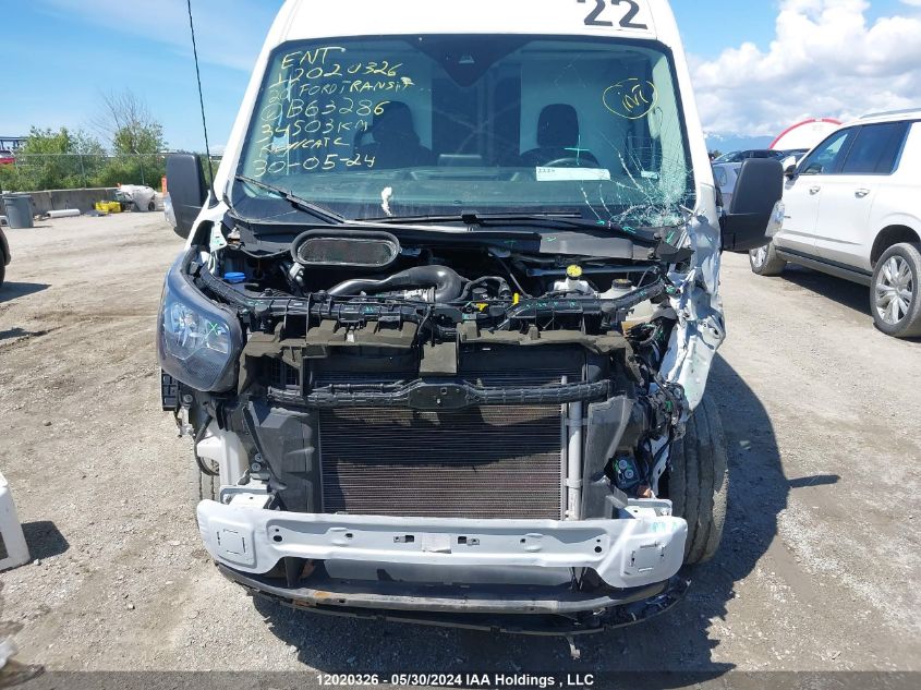 2020 Ford Transit T-250 VIN: 1FTBR1C83LKB63286 Lot: 12020326