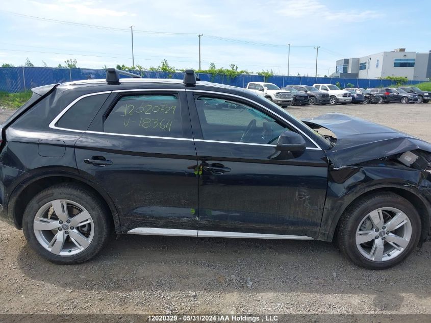 2018 Audi Q5 VIN: WA1CNAFY7J2183611 Lot: 12020329