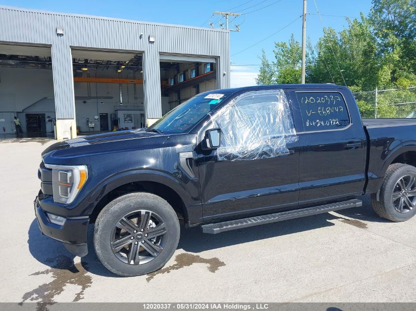 2022 Ford F-150 VIN: 1FTEW1EP7NKE68447 Lot: 12020337