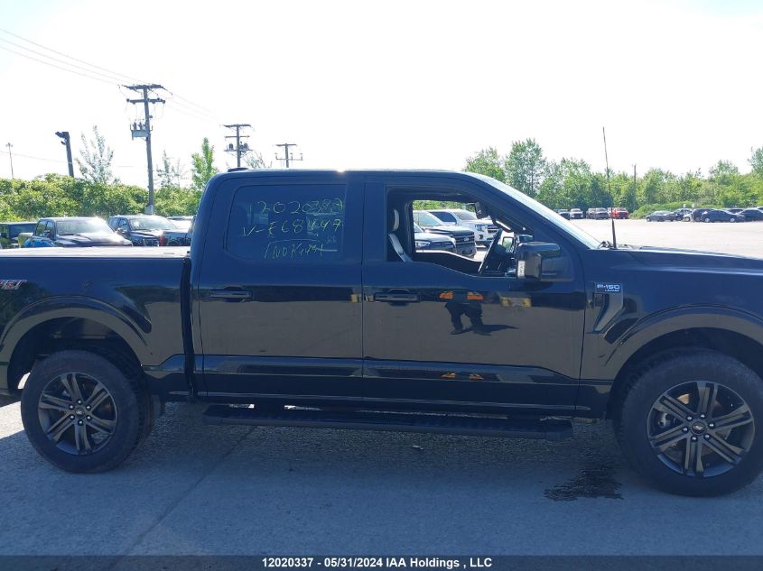 2022 Ford F-150 VIN: 1FTEW1EP7NKE68447 Lot: 12020337