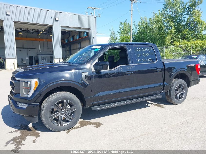 2022 Ford F-150 VIN: 1FTEW1EP7NKE68447 Lot: 12020337