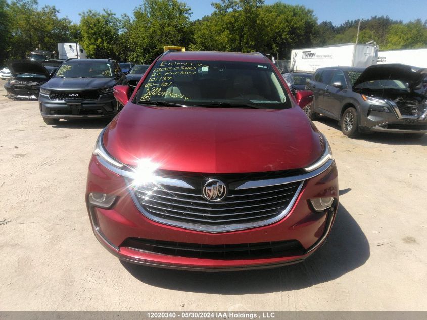 2022 Buick Enclave VIN: 5GAEVAKW6NJ101139 Lot: 12020340