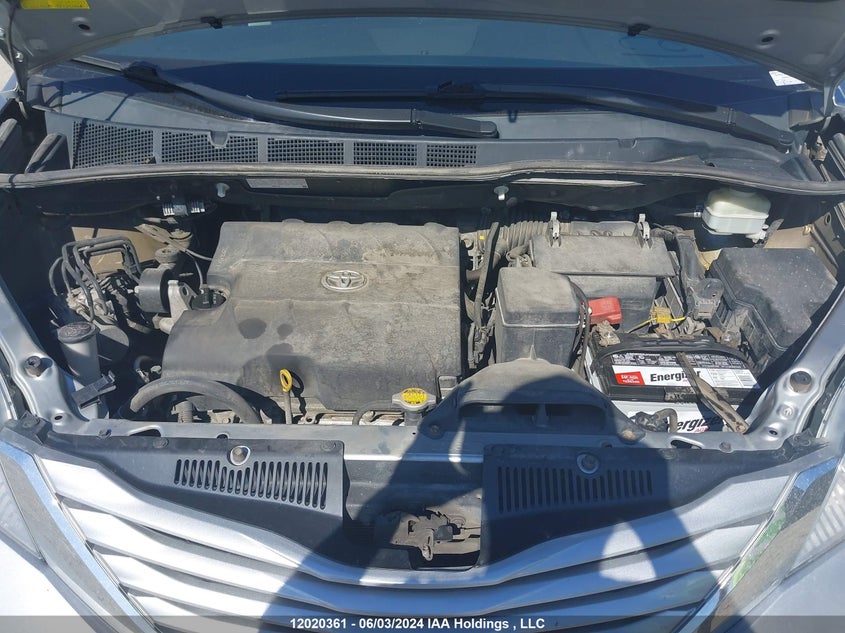 2015 Toyota Sienna VIN: 5TDKK3DC1FS622797 Lot: 12020361