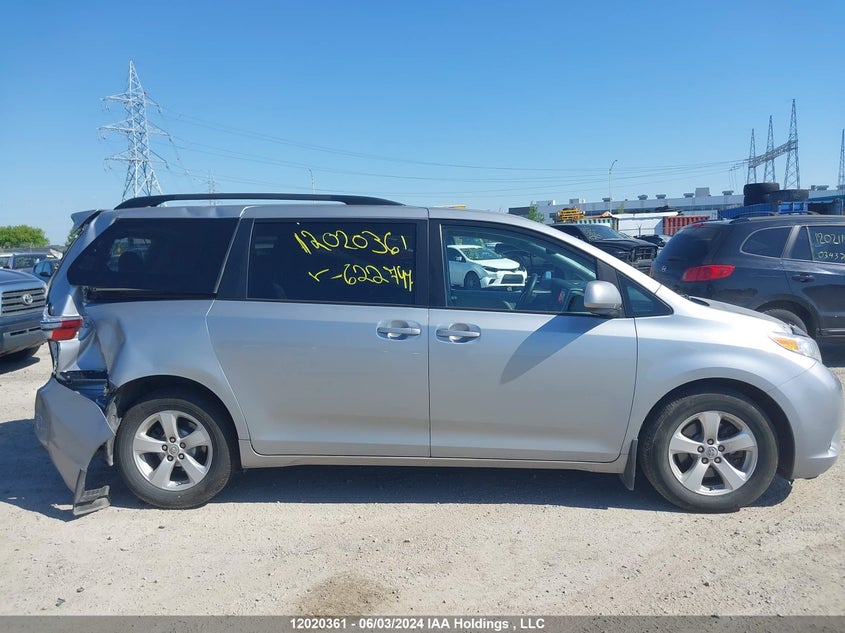 2015 Toyota Sienna VIN: 5TDKK3DC1FS622797 Lot: 12020361