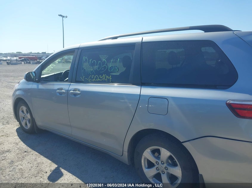 2015 Toyota Sienna VIN: 5TDKK3DC1FS622797 Lot: 12020361