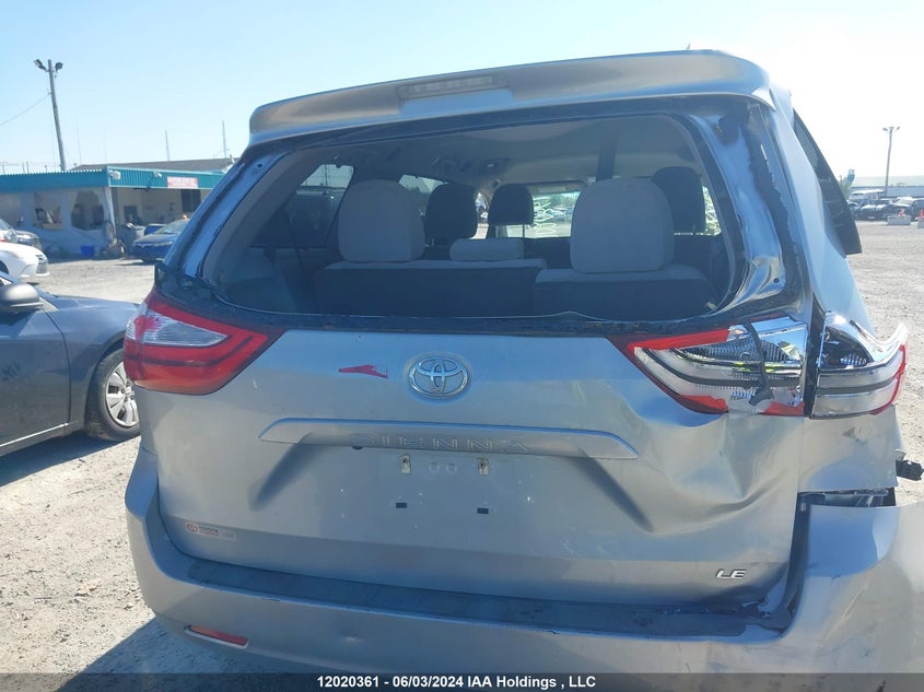 2015 Toyota Sienna VIN: 5TDKK3DC1FS622797 Lot: 12020361