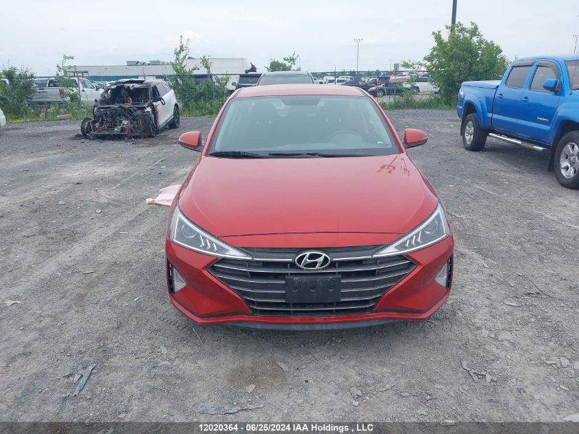 2019 Hyundai Elantra Sel/Value/Limited VIN: KMHD84LF9KU808663 Lot: 12020364