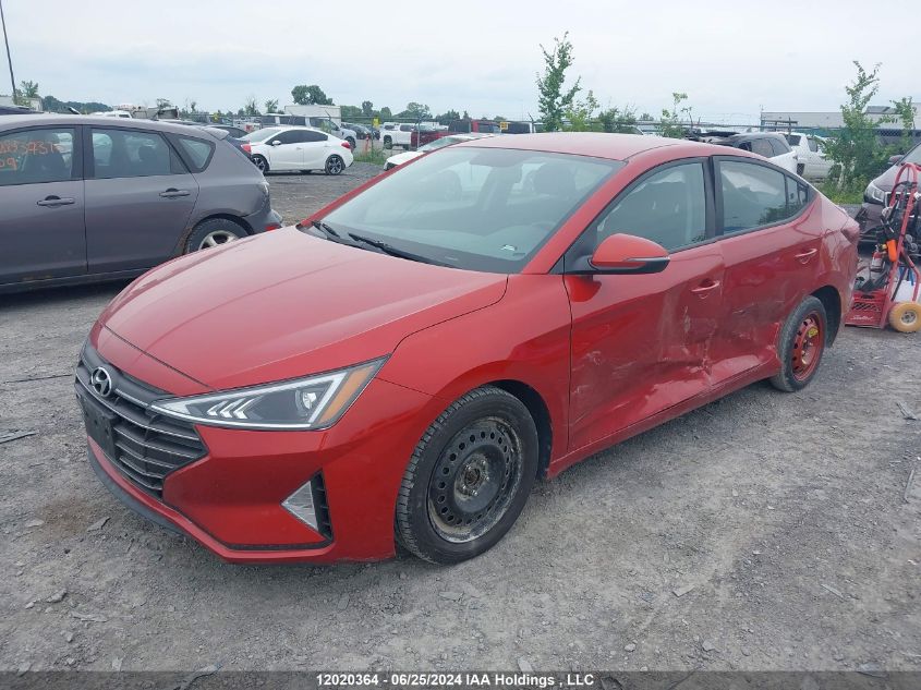 2019 Hyundai Elantra Sel/Value/Limited VIN: KMHD84LF9KU808663 Lot: 12020364