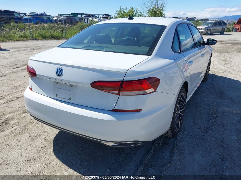 2022 Volkswagen Passat Limited Edition VIN: 1VWBA7A36NC007836 Lot: 12020375