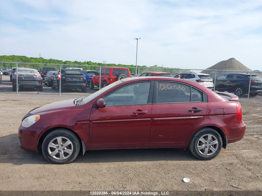 2008 Hyundai Accent Gls VIN: KMHCN45C18U243566 Lot: 12020386