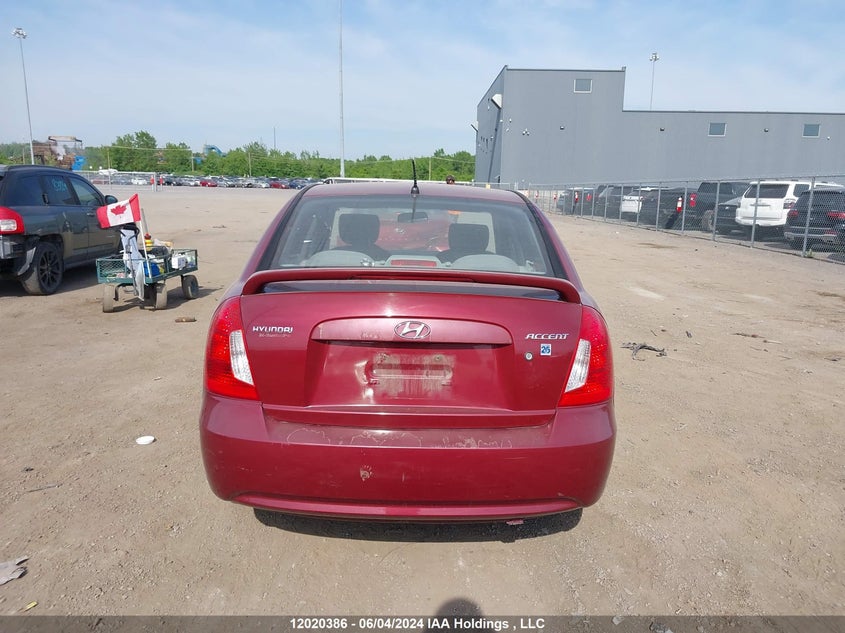 2008 Hyundai Accent Gls VIN: KMHCN45C18U243566 Lot: 12020386