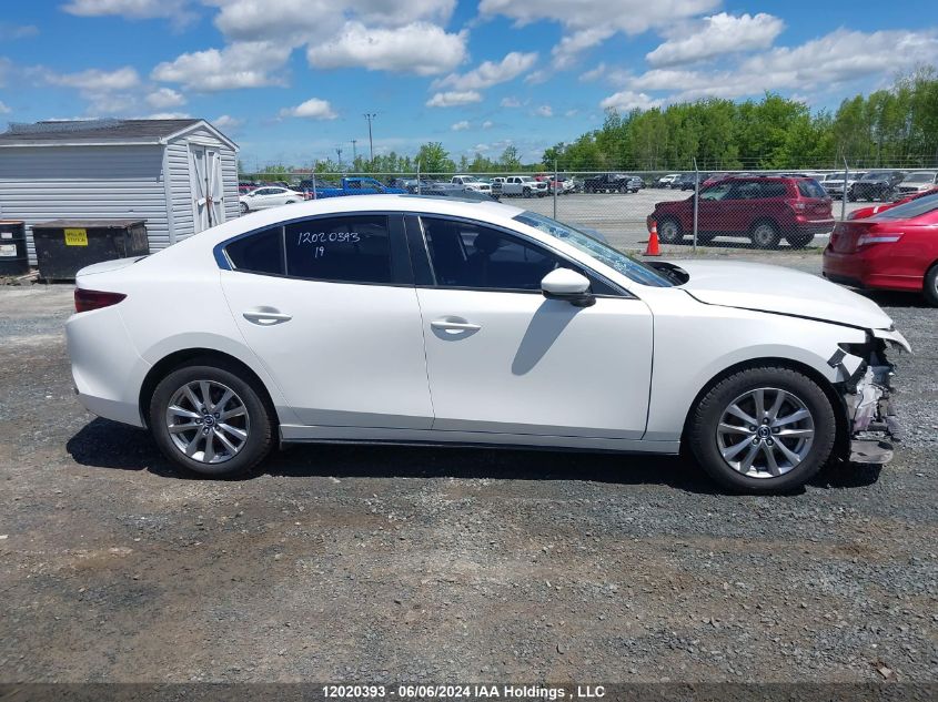 2019 Mazda Mazda3 VIN: JM1BPBCM6K1124639 Lot: 12020393