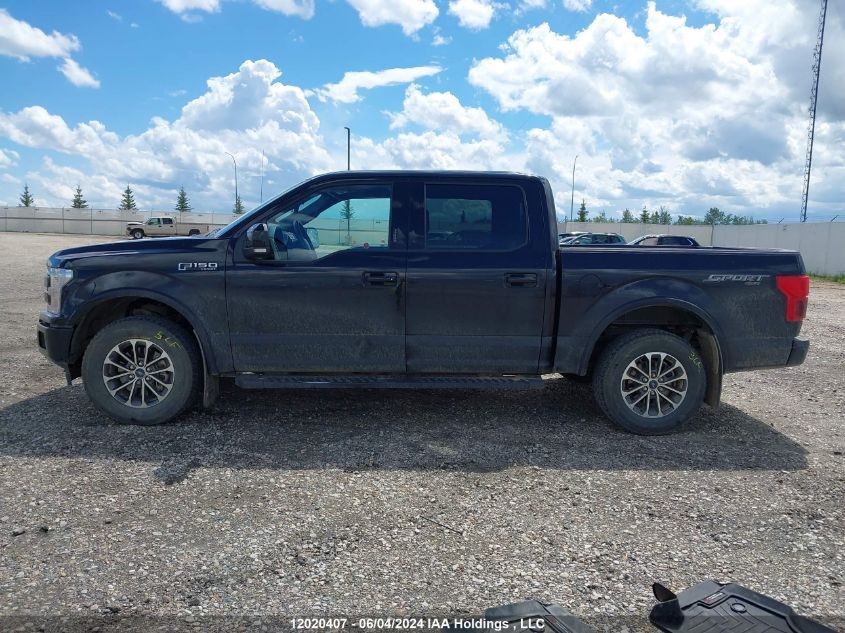 2019 Ford F150 Supercrew VIN: 1FTEW1EPXKKD09627 Lot: 12020407