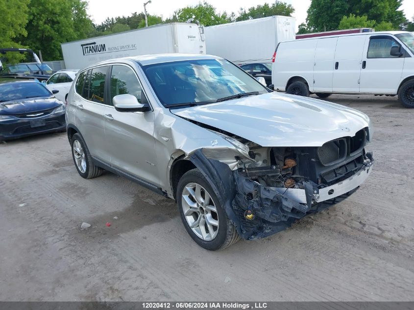 2013 BMW X3 VIN: 5UXWX9C58D0A09361 Lot: 12020412