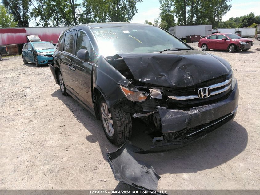 2015 Honda Odyssey Ex VIN: 5FNRL5H43FB512946 Lot: 12020415