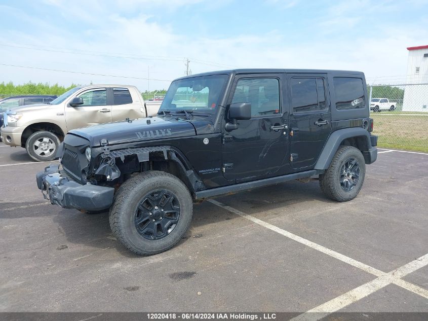 2016 Jeep Wrangler Unlimited Sport VIN: 1C4BJWDG0GL237211 Lot: 12020418