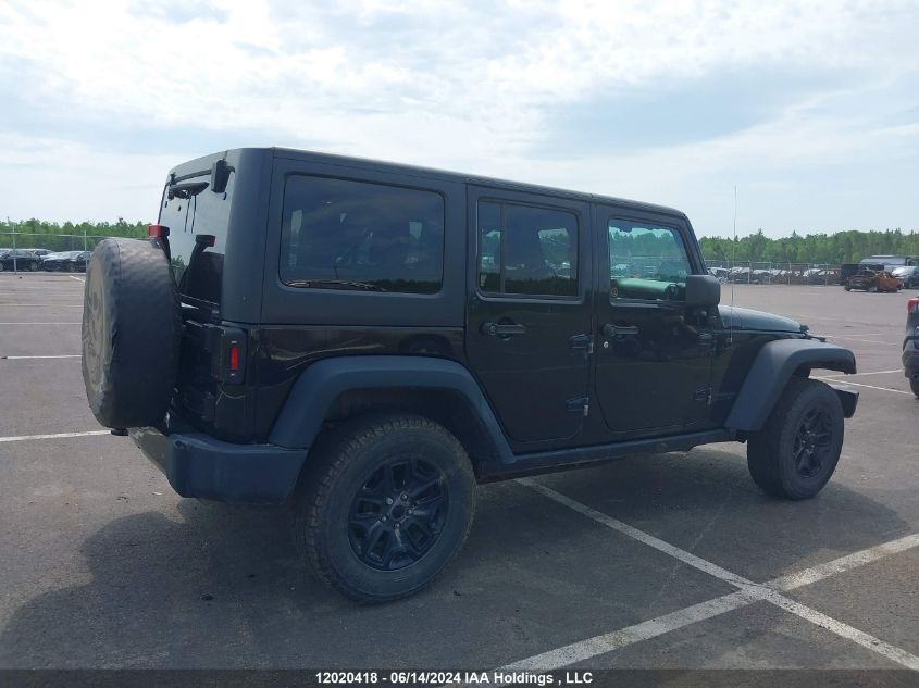 2016 Jeep Wrangler Unlimited Sport VIN: 1C4BJWDG0GL237211 Lot: 12020418