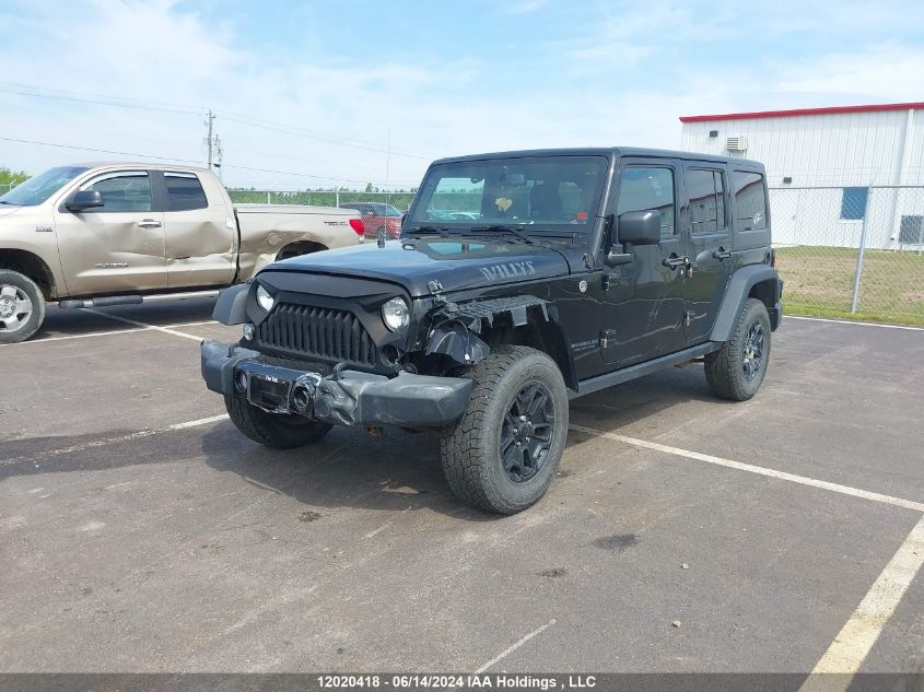 2016 Jeep Wrangler Unlimited Sport VIN: 1C4BJWDG0GL237211 Lot: 12020418