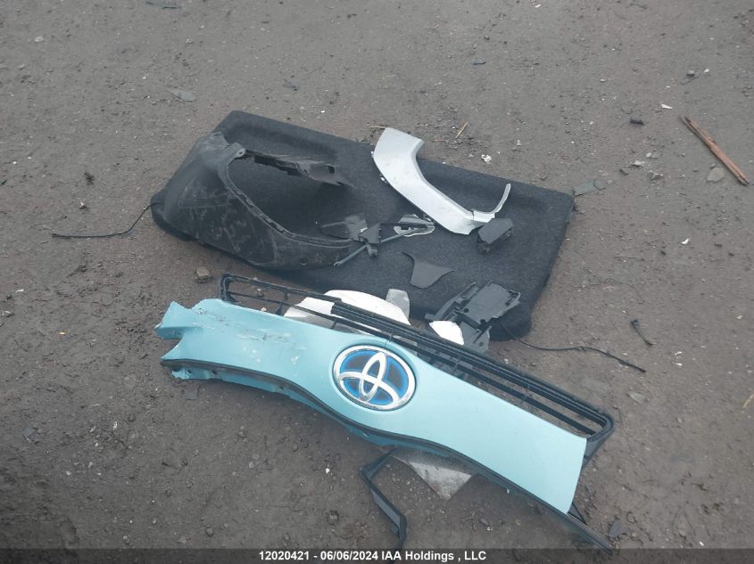 2014 Toyota Prius VIN: JTDKDTB30E1062926 Lot: 12020421