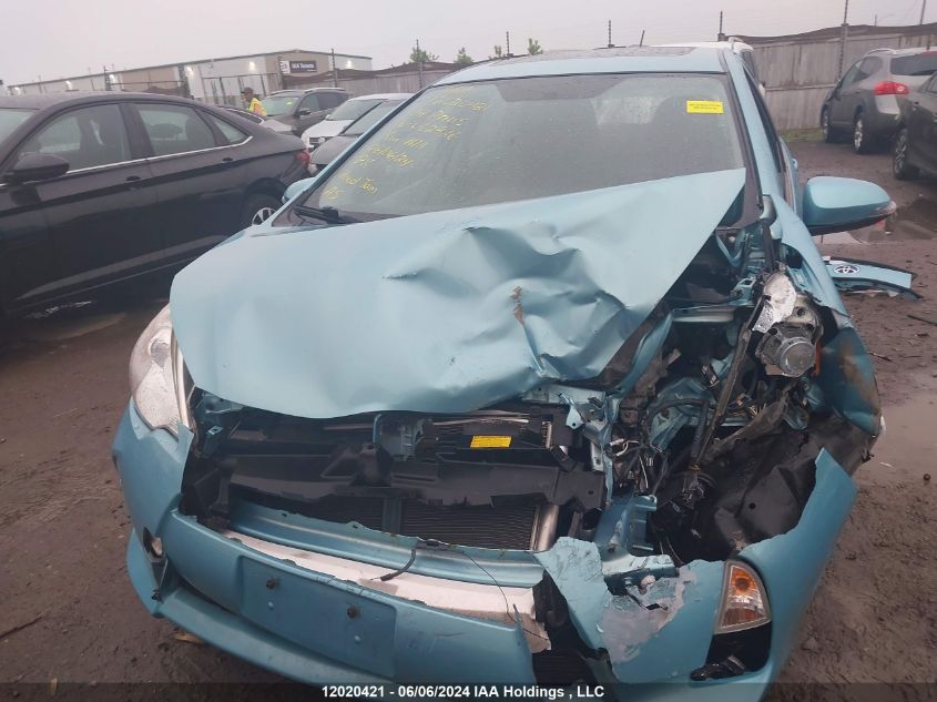 2014 Toyota Prius VIN: JTDKDTB30E1062926 Lot: 12020421