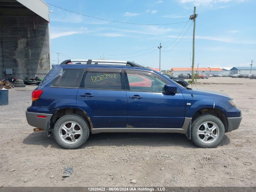 2003 Mitsubishi Outlander Ls VIN: JA4LZ31GX3U606445 Lot: 12020422