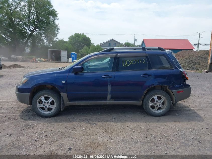 2003 Mitsubishi Outlander Ls VIN: JA4LZ31GX3U606445 Lot: 12020422