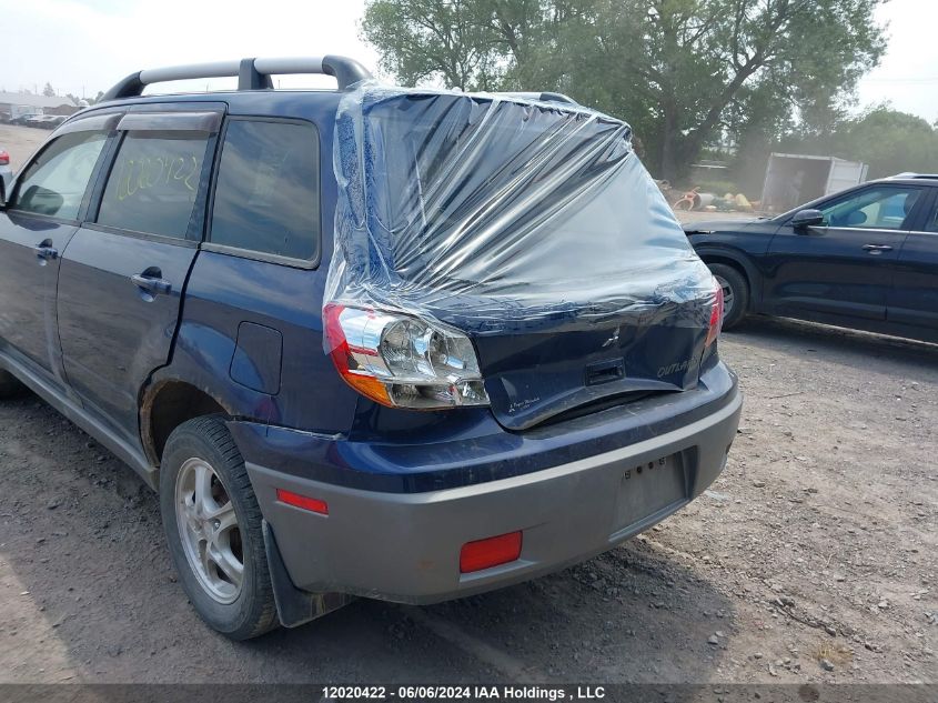 2003 Mitsubishi Outlander Ls VIN: JA4LZ31GX3U606445 Lot: 12020422