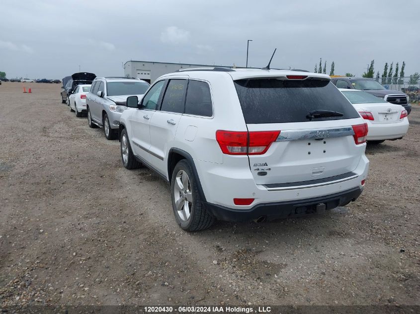 2013 Jeep Grand Cherokee Overland VIN: 1C4RJFCT7DC619325 Lot: 12020430