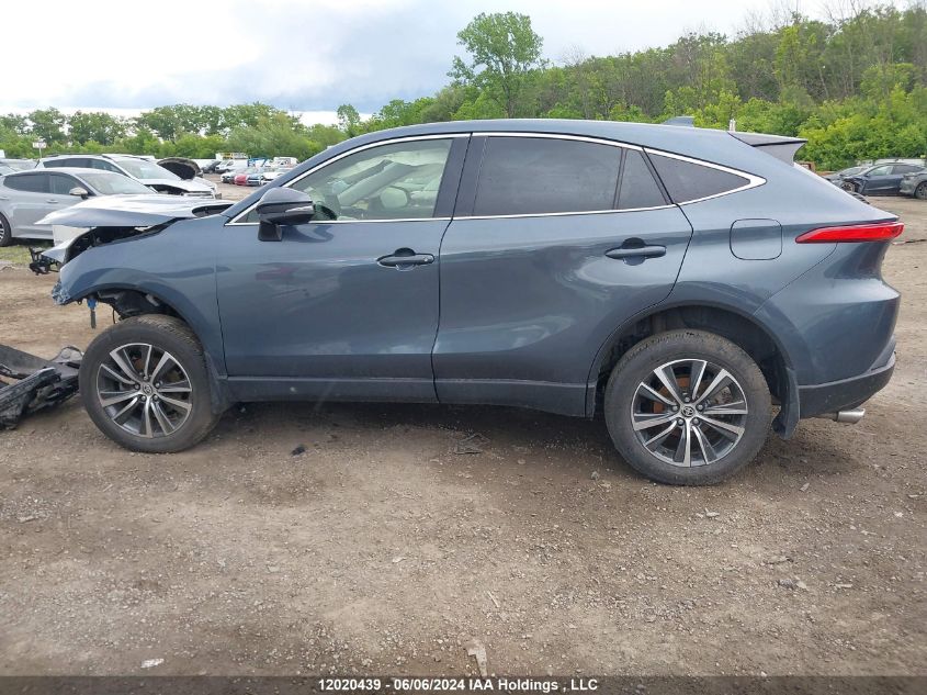 2022 Toyota Venza Le/Xle/Limited VIN: JTEAAAAH0NJ093224 Lot: 12020439