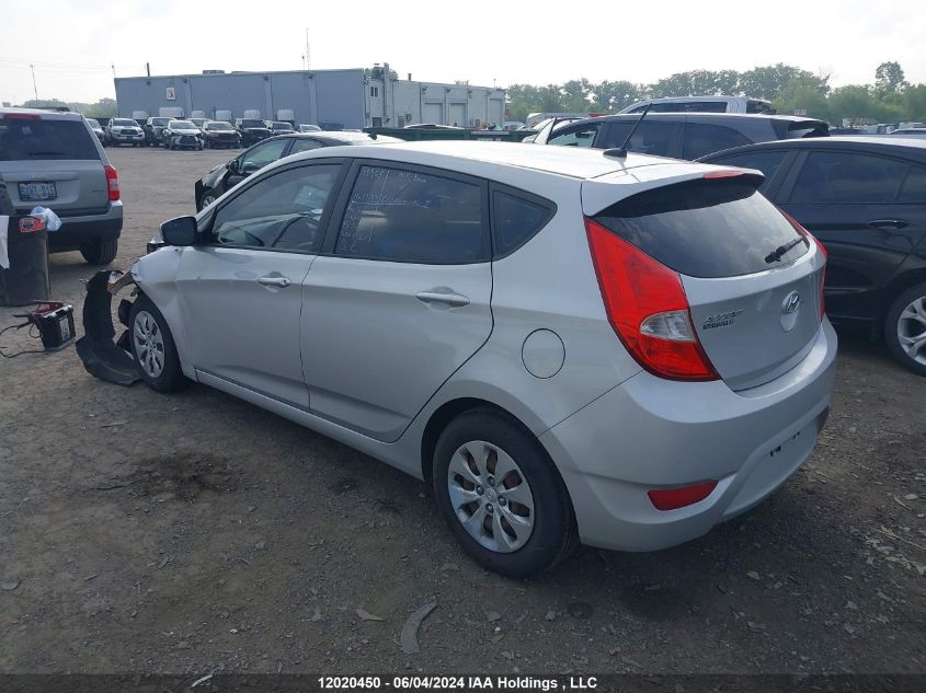 2016 Hyundai Accent Gl VIN: KMHCT5AE4GU248598 Lot: 12020450